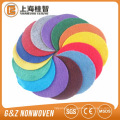 colorful polyester needle punched fabric for handiwork